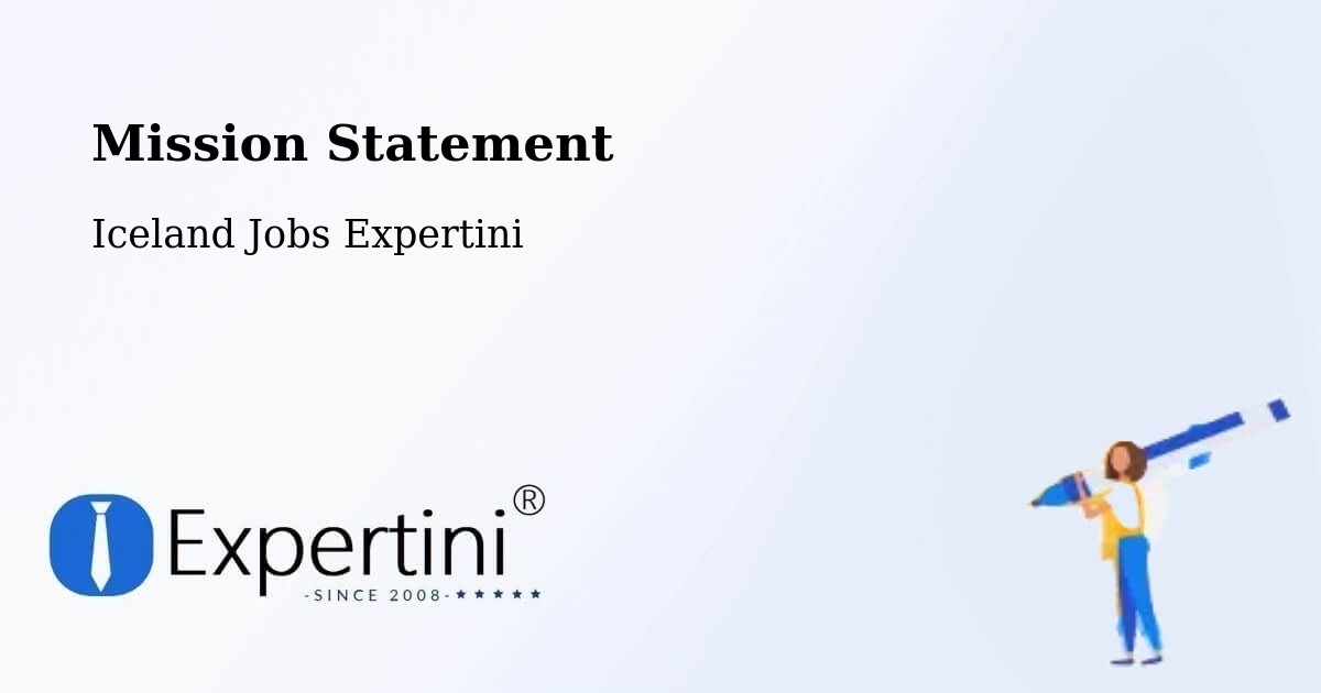 Corporate Mission – Dalvík - Iceland Jobs Expertini