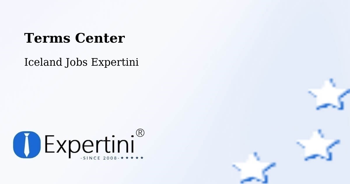 Terms of Service – Dalvík - Iceland Jobs Expertini